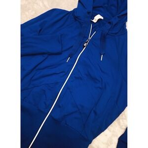 Lululemon Lift Your‎ Spirits Jacket Women's 6 Sapphire Blue Hooded Luxstreme